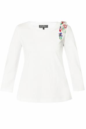 T-shirt with bow, zdjęcie 1 T-shirt with bow od Salvatore Ferragamo